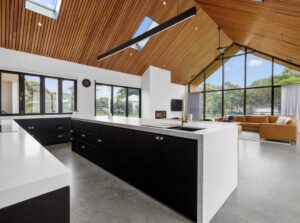 Hardwood Ceiling Application