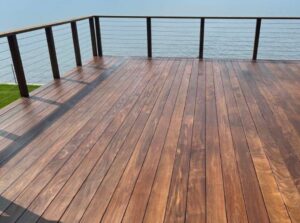 Hardwood Decking Application