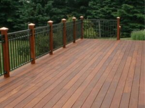 Hardwood Decking Application